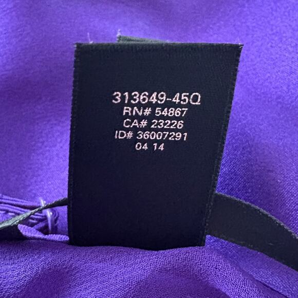 Victoria’s Secret Purple Satin Lace Chemise Slip Lingerie Nightgown Y2K Style S - Picture 9 of 9